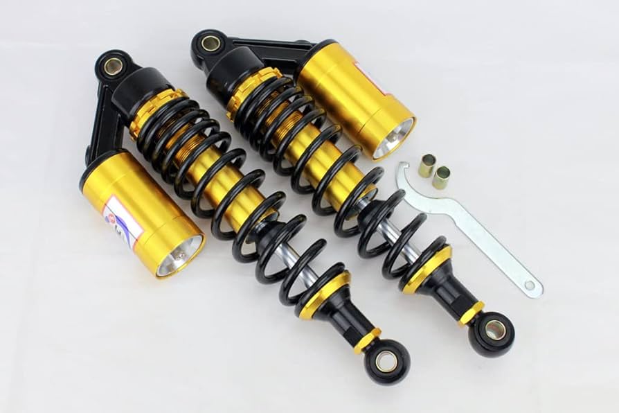 Amazon | 320mmリアサスペンション 黒 金 ゼファー400χ Z400FX リア