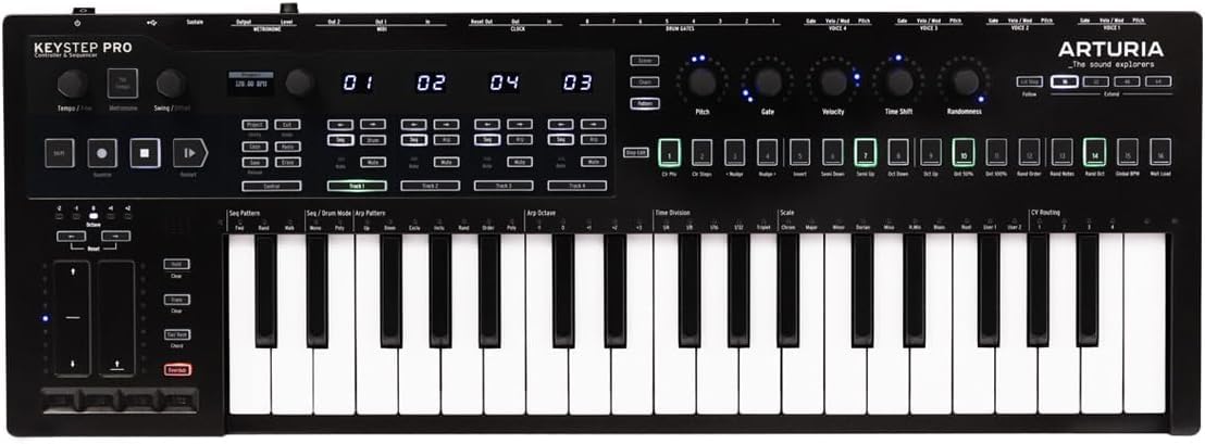 Amazon.com: ARTURIA MIDI Keyboard Controller with KeyStep Pro