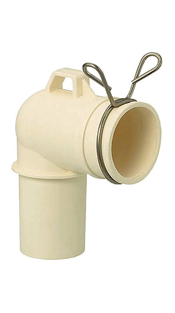 Amazon | ミヤコ(MIYAKO) 洗濯機パン用エルボセット バンド付 Z44-ES