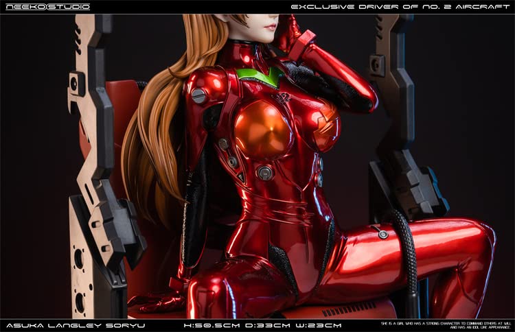 Amazon.co.jp: 惣流・アスカ・ラングレー フィギュア 1/4スケール 塗装