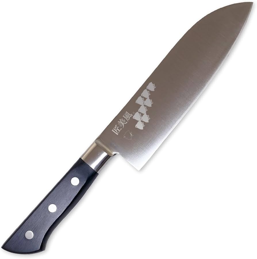 Amazon｜匠美風 包丁 日本製 三徳包丁 関の刃物 透かし彫り 千鳥小紋