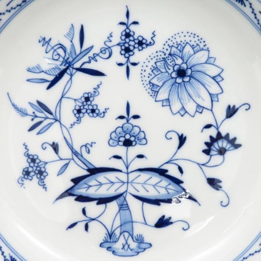 Amazon.co.jp: マイセン プレート□ブルーオニオン スーププレート