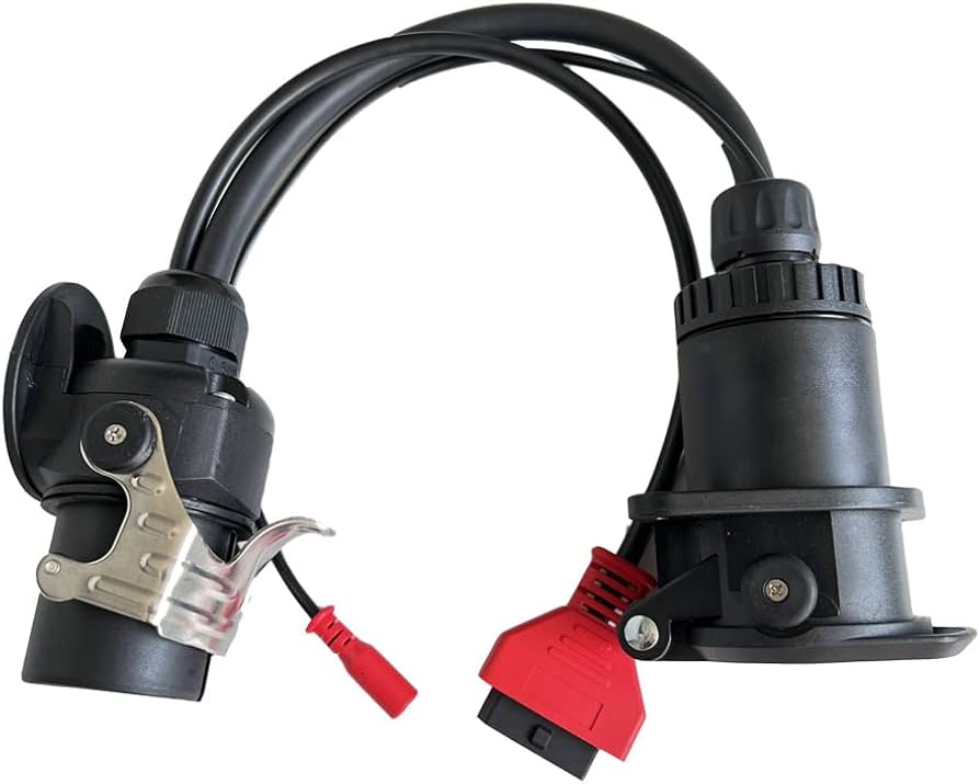 Amazon | ISO 7638 7ピン (EBS/ABS) アダプター トレーラー トラック