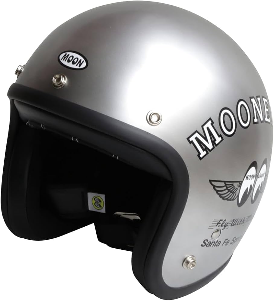 Amazon.co.jp: ムーンアイズ MOONEYES ジェットヘルメット Fly with