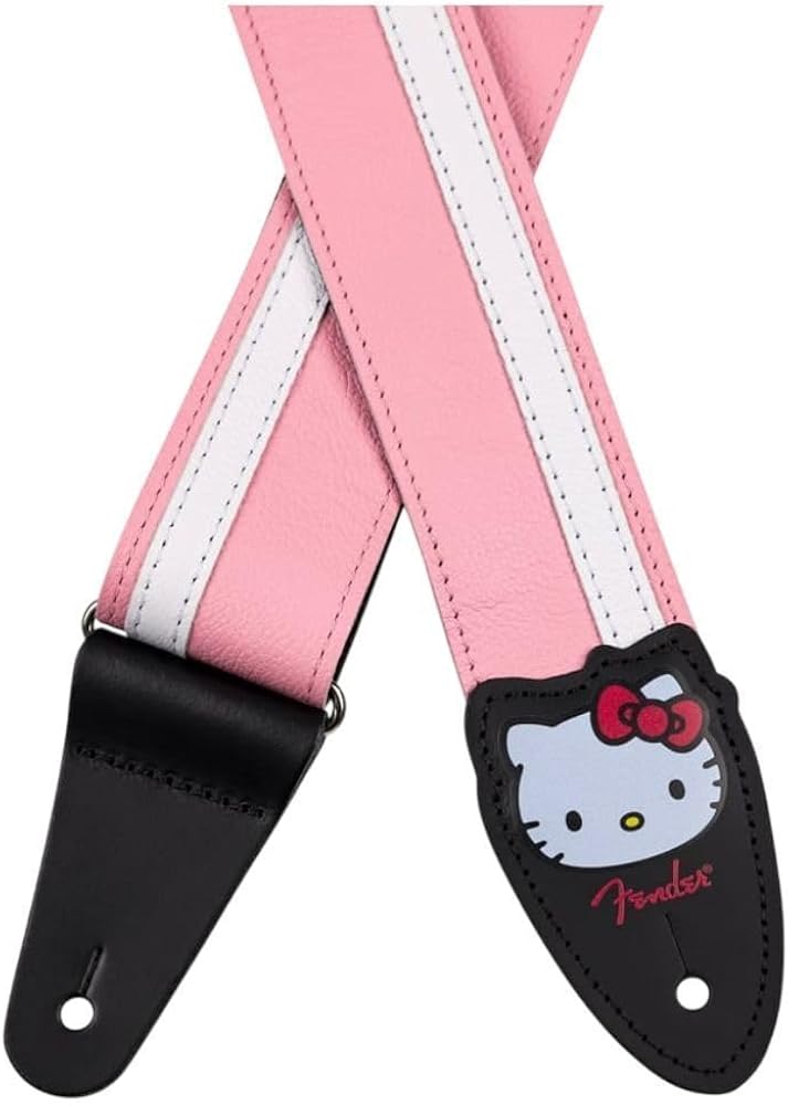 Amazon.co.jp: [フェンダー] x Hello Kitty Leather Strap Pink