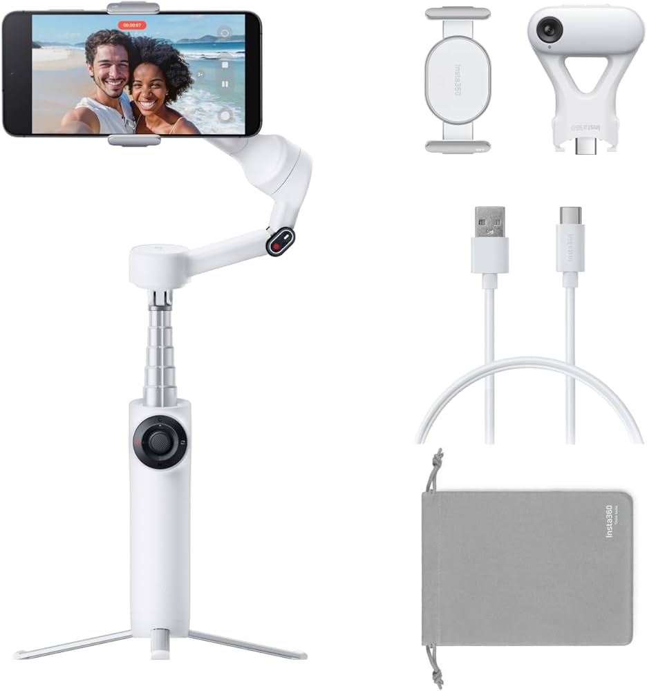 Amazon.co.jp: Insta360 Flow 2 Plus AIトラッカーキット ホワイト