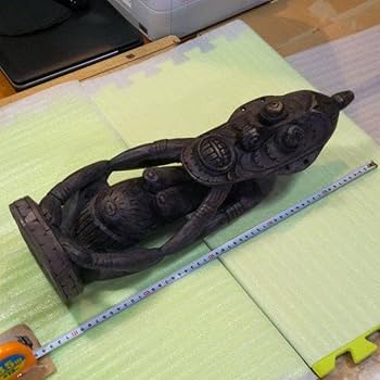 Amazon.co.jp: パプアニューギニア 木彫像 オブジェ 木製 木彫り 雑貨