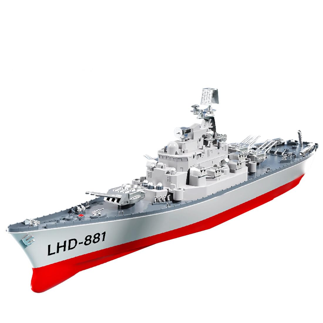 Amazon.com: RIDID WW2 RC Battleship Model Kit, LHD-881 1/390 2.4G