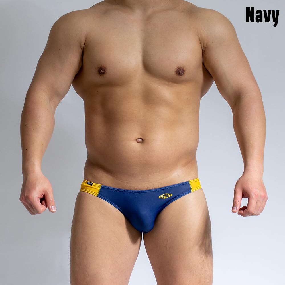 Amazon.co.jp: EGDE≪ ZIP LINE スーパーローライズ ビキニ ネイビー S