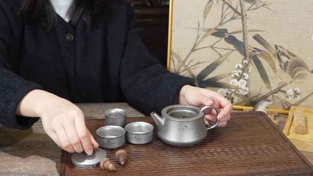 Boundless Voyage Ti3110D チタン ティーポット 湯呑み Boundless