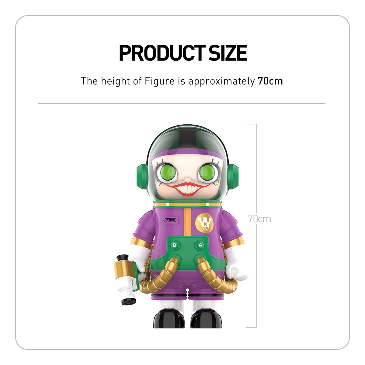 Amazon.co.jp: POP MART MEGA コレクション 1000% SPACE MOLLY JOKER