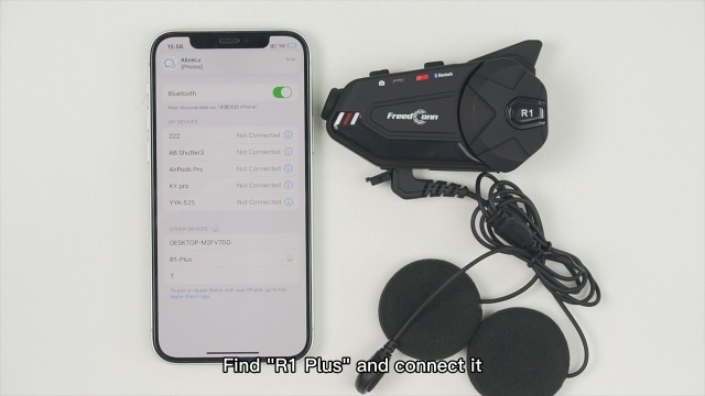 Amazon.com: FreedConn Motorcycle Helmet Headset with Camera R1plus