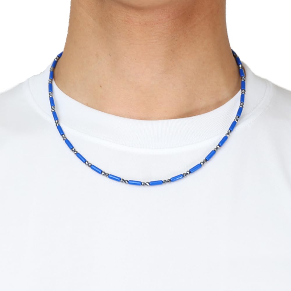 Amazon | [taitai]パワーネックレス[ブルーセラミック] (S（45cm