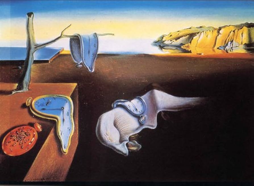 Amazon.co.jp: ダリ・「記憶の固執」 プリキャンバス複製画