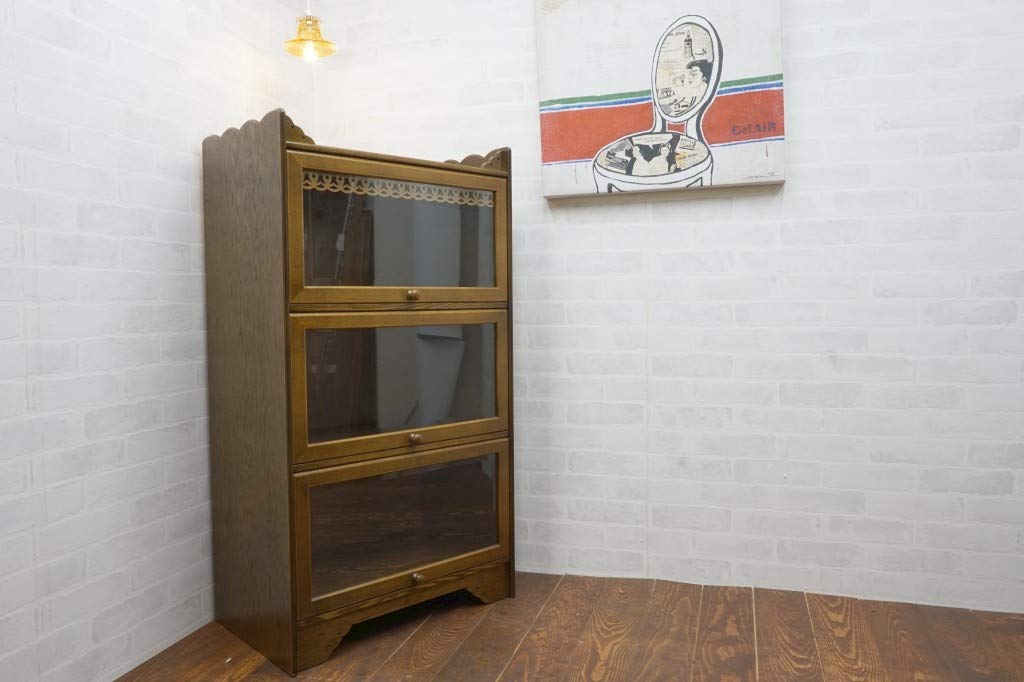 Amazon.co.jp: ウッドギャラリー樹 Alice ガラスキャビネット ガラス