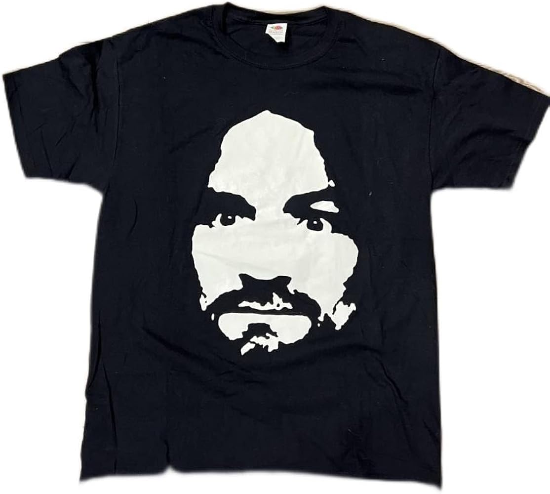 Amazon.co.jp: チャールズ マンソン Tシャツ L シリアルキラー バンドT