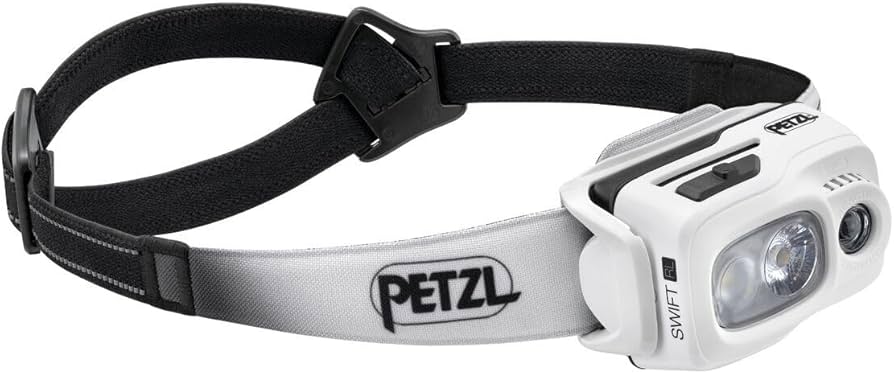 Amazon.com : PETZL Swift RL Headlamp - White (Legacy) : Sports
