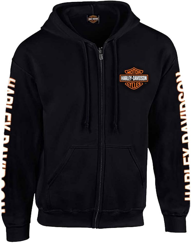 Amazon.co.jp: ハーレーダビッドソン メンズ フード付きスウェット