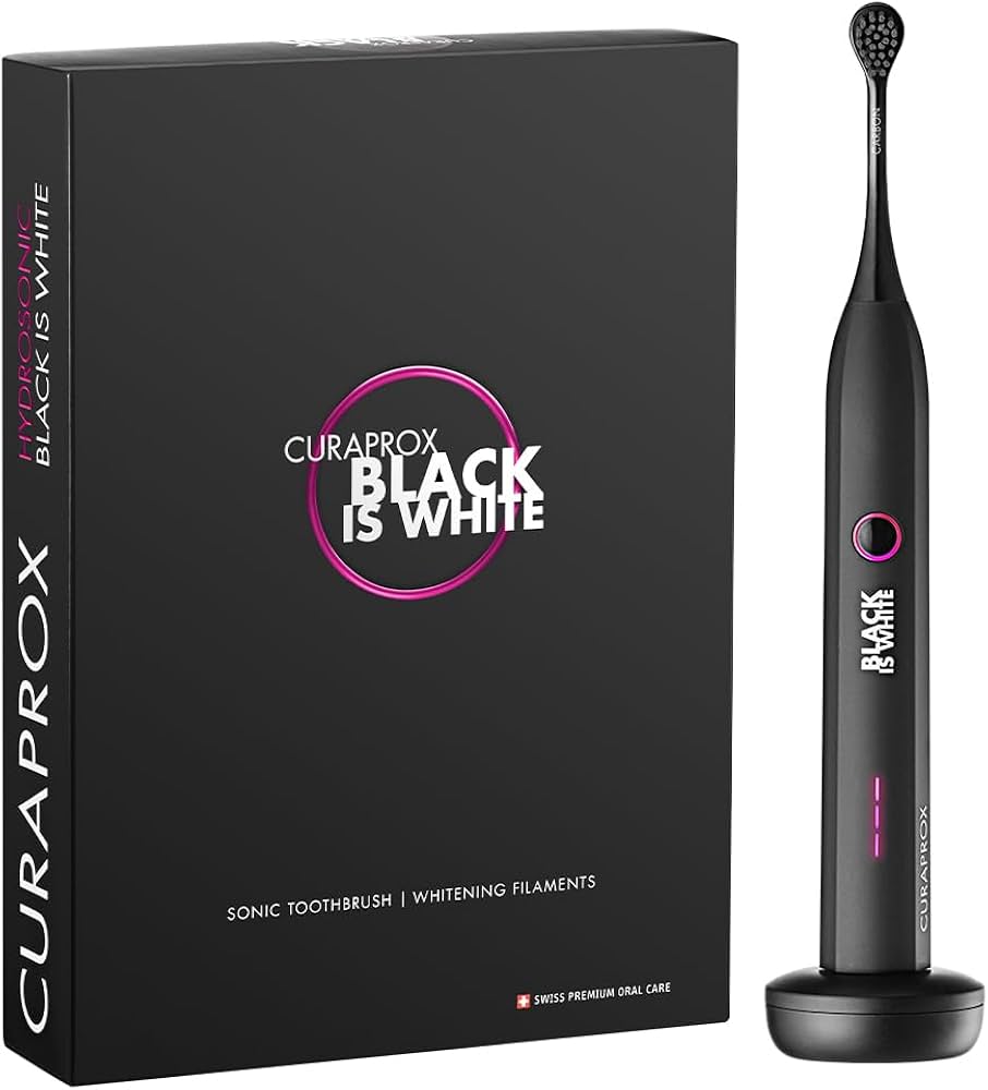 Amazon.com: Curaprox Black is White Hydrosonic Toothbrush – Teeth