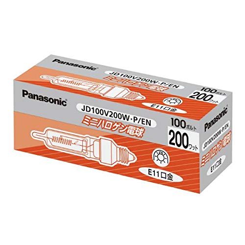 Amazon | パナソニック ミニハロゲン電球 100V用 E11口金 200W クリア