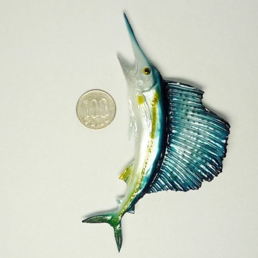 Amazon.co.jp: おもしろマグネット バショウカジキ サイズ：5cm×12cm