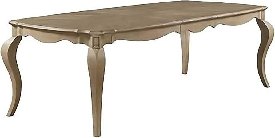 Amazon.com - ACME Chelmsford Antique Taupe Dining Table - Tables