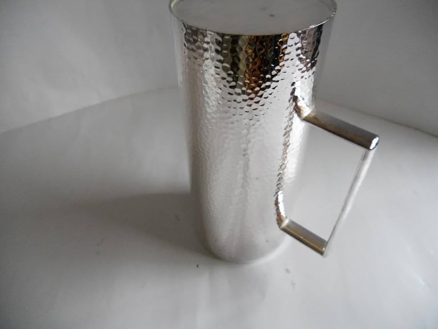 Amazon | 銀座 和光 銀製 水差し レア 銀製品 槌目打ち出し シルバー