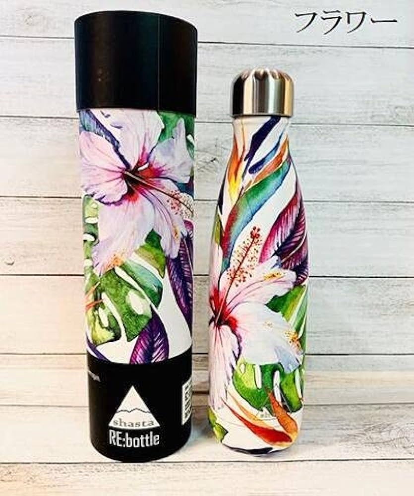 Amazon | 【フラワー柄】ハワイアン 耐熱ボトル ステンレス保冷・保温