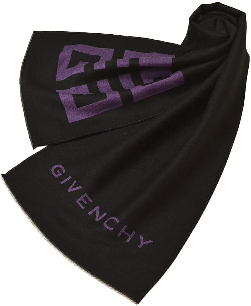 Amazon | [ジバンシイ] マフラー メンズ レディース兼用 ロゴ ウール混