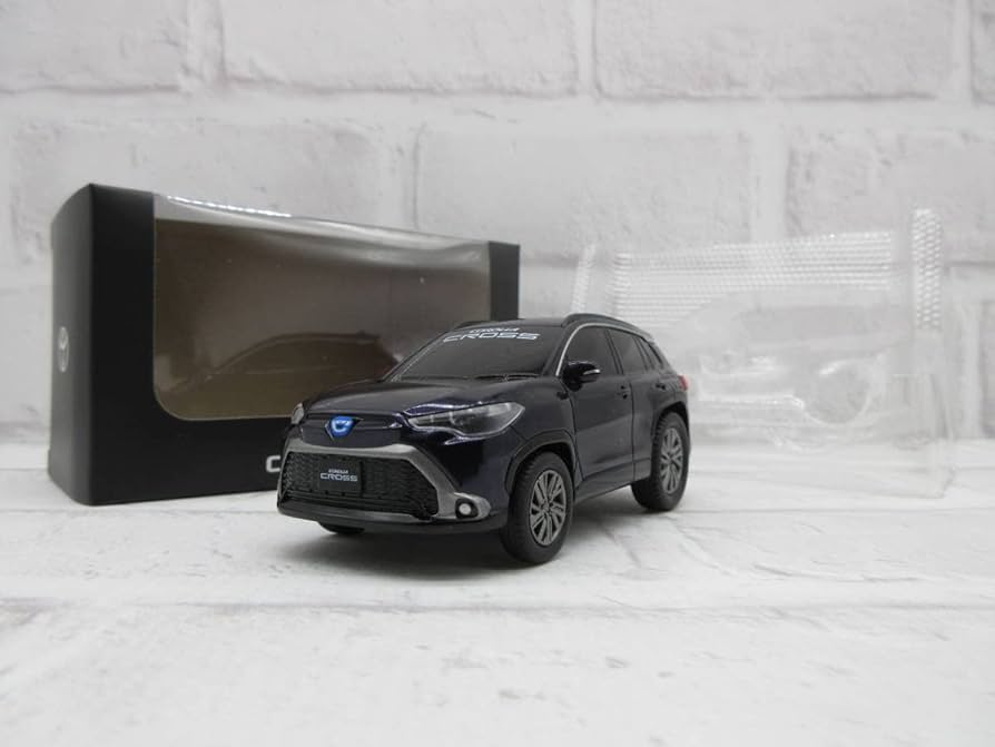 Amazon | ミニカー トヨタ カローラクロス スパークリングブラック