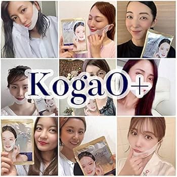 Amazon | KogaO+ 小顔プラス 純日本産 [小顔パック 小顔マスク ] V