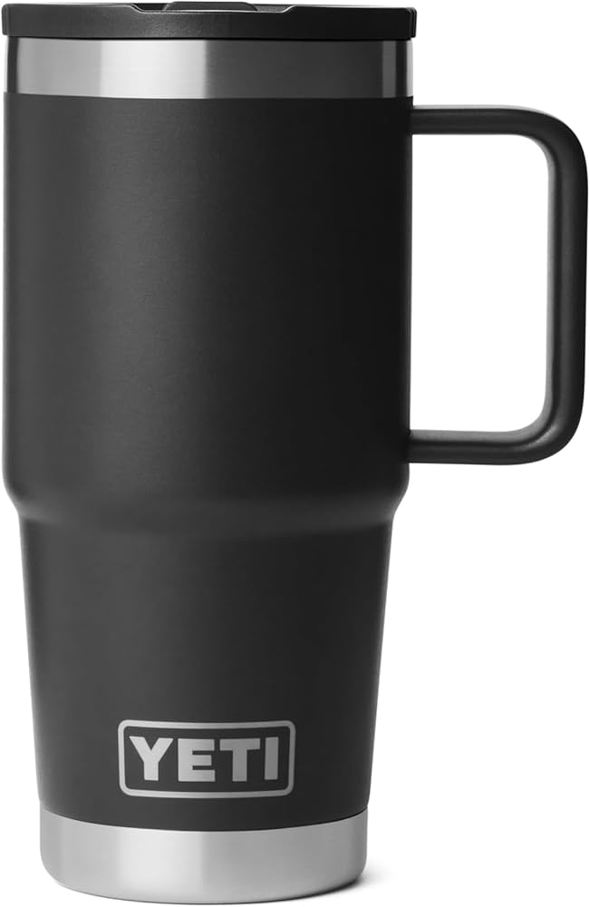 Amazon.com: YETI Rambler 20 oz Travel Mug with Flip Straw Lid