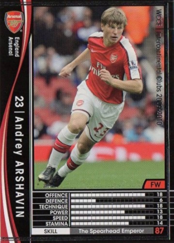 Amazon.co.jp: WCCF/09-10/アーセナル/黒/076/アンドレイ