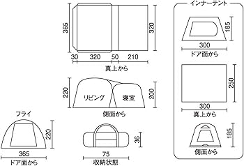 Amazon.co.jp: コールマン Coleman タフスクリーン2ルームハウス 5人用