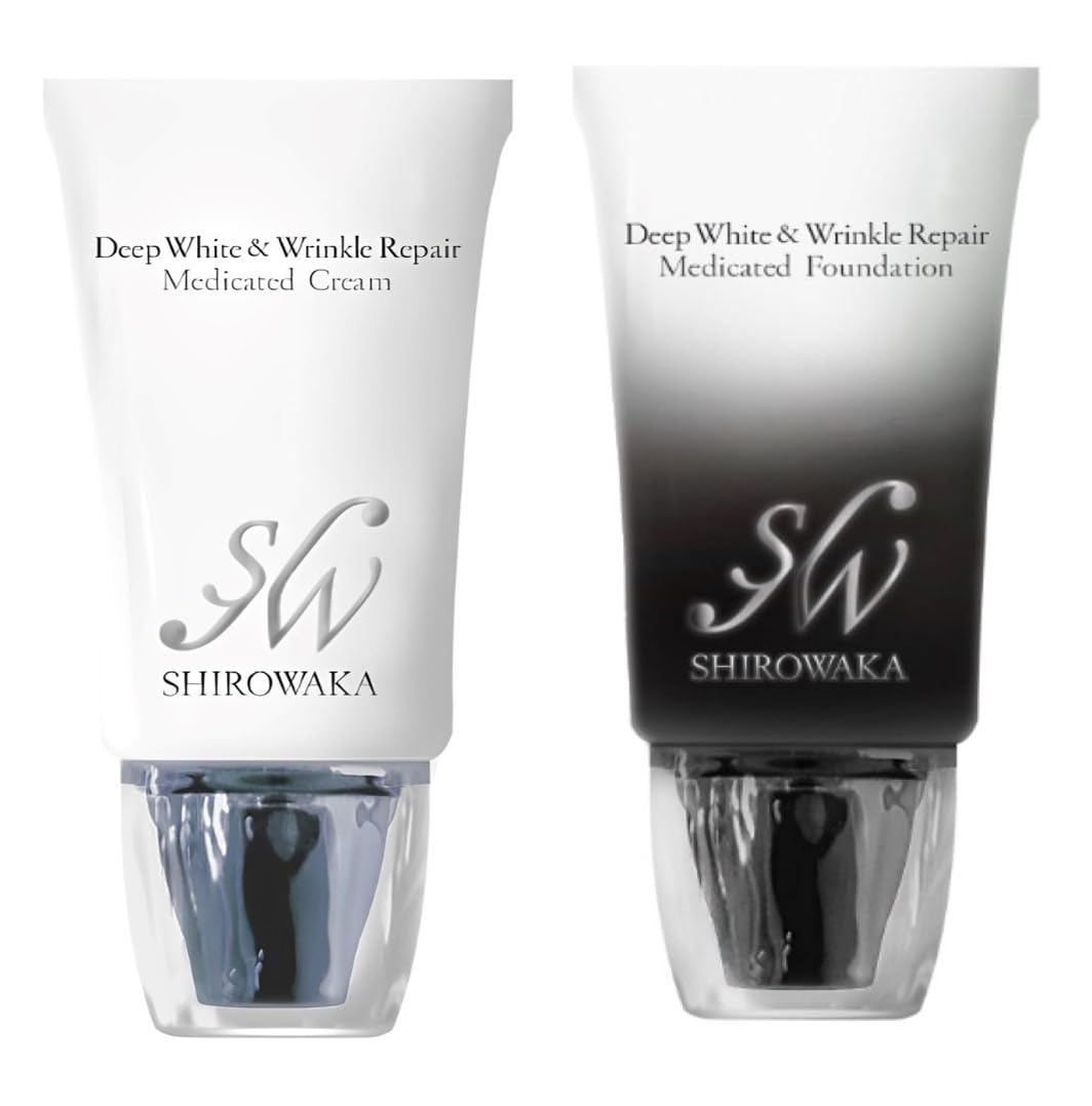 Amazon | SHIROWAKA シロワカ クリーム 22g ＆ ファンデーション 26g