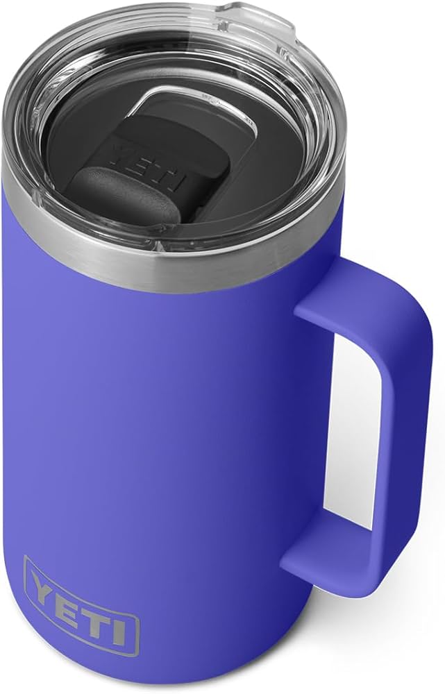 Amazon.com: YETI Rambler 24 oz Mug, Vacuum Insulated, Stainless