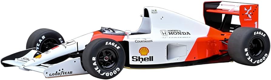 アイルトン・セナ マクラーレン・ホンダ MP4/6 モナコGP イラスト 額装
