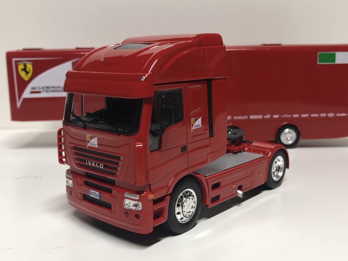 Amazon | 1/43 Iveco Stralis Race Car Transporter Scuderia Ferrari