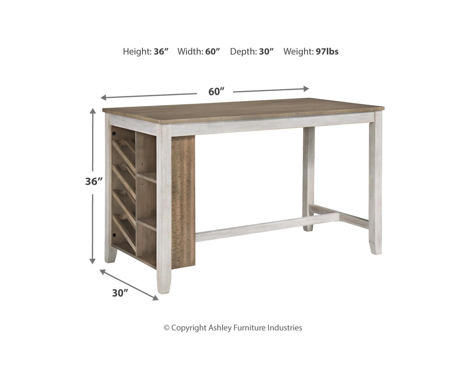 Amazon.com - Signature Design by Ashley Skempton Farmhouse