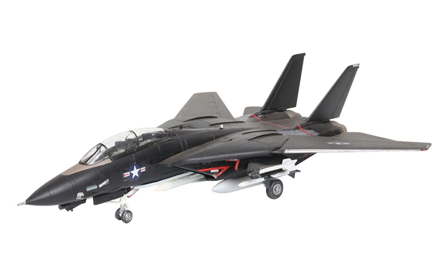 Amazon.co.jp: ドイツレベル 1/144 F-14A トムキャット ブラックバニー