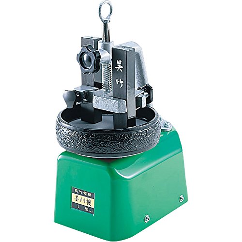 呉竹電動 L型 墨すり機 緑色 転輪硯付き 呉竹電動 L型 墨すり機 緑色