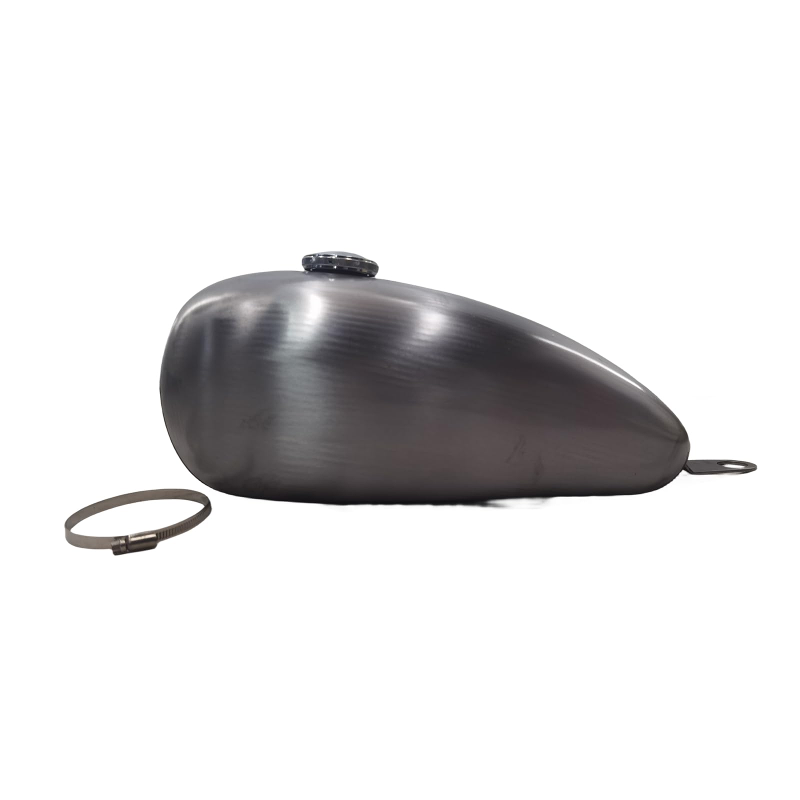 Amazon | 未塗装シルバーガソリン燃料タンクオイルタンクキャップ付き