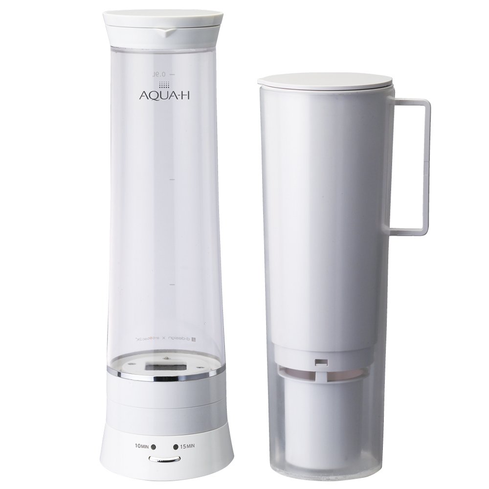 Amazon | ドウシシャ AQUA-H 水素水生成器 浄水機能付 ホワイト d