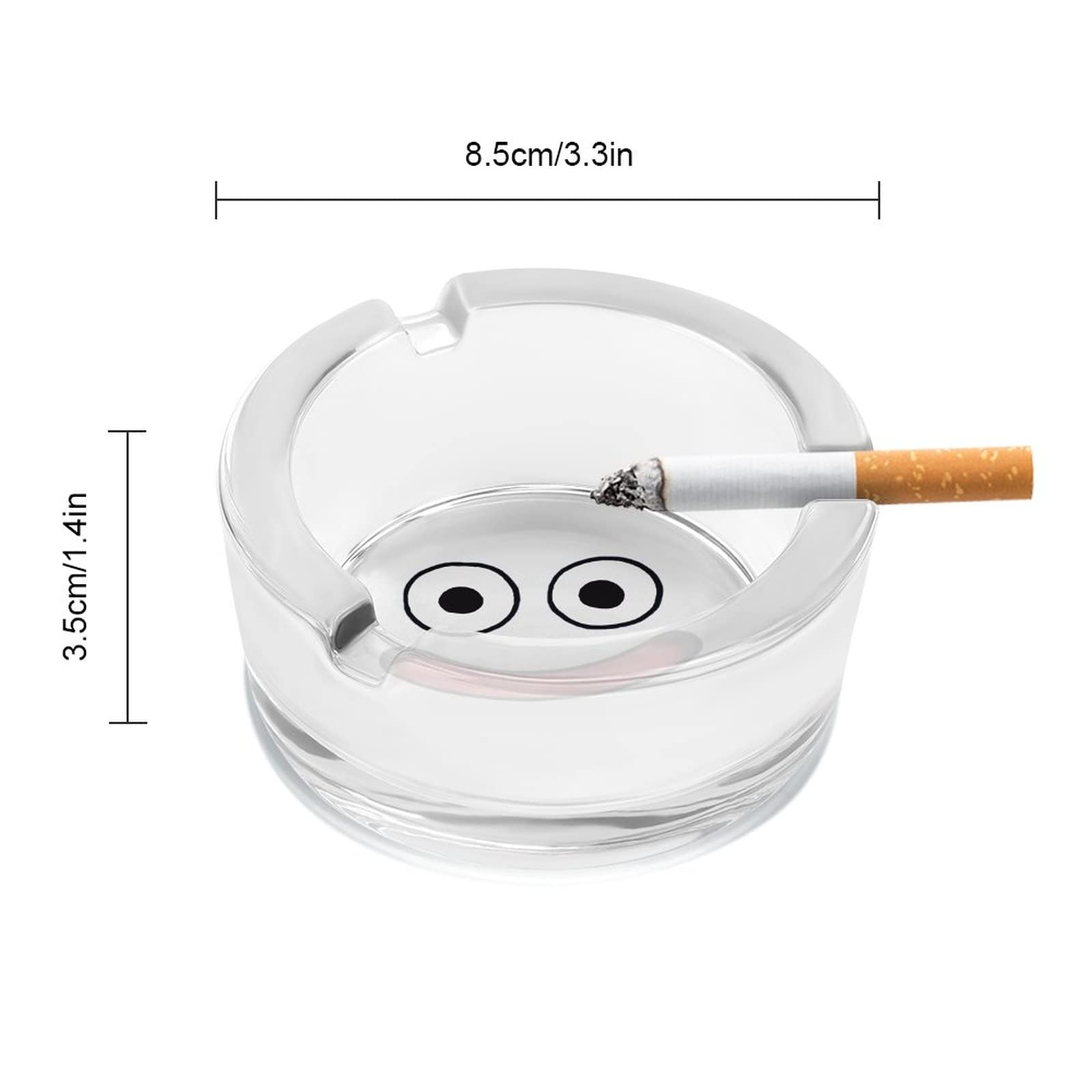 Amazon｜灰皿 ガラス灰皿 スライム たばこ灰皿 はいざら 卓上灰皿 丸型