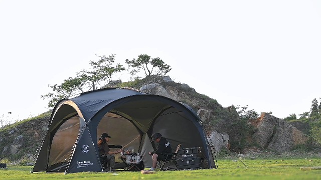 Amazon | ShineTrip ドームシェルター、軽量 150Dオックスフォード生地