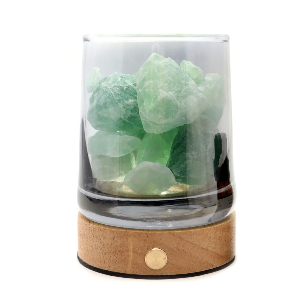 Amazon.co.jp: アロマストーン 4点セット LEDライト台座 天然石 原石