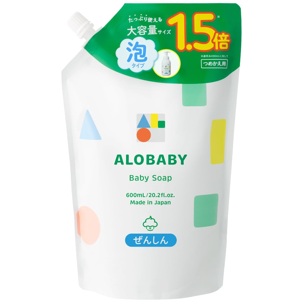 Amazon.co.jp: ベビーソープ アロベビー 600ml シャンプー ボディ
