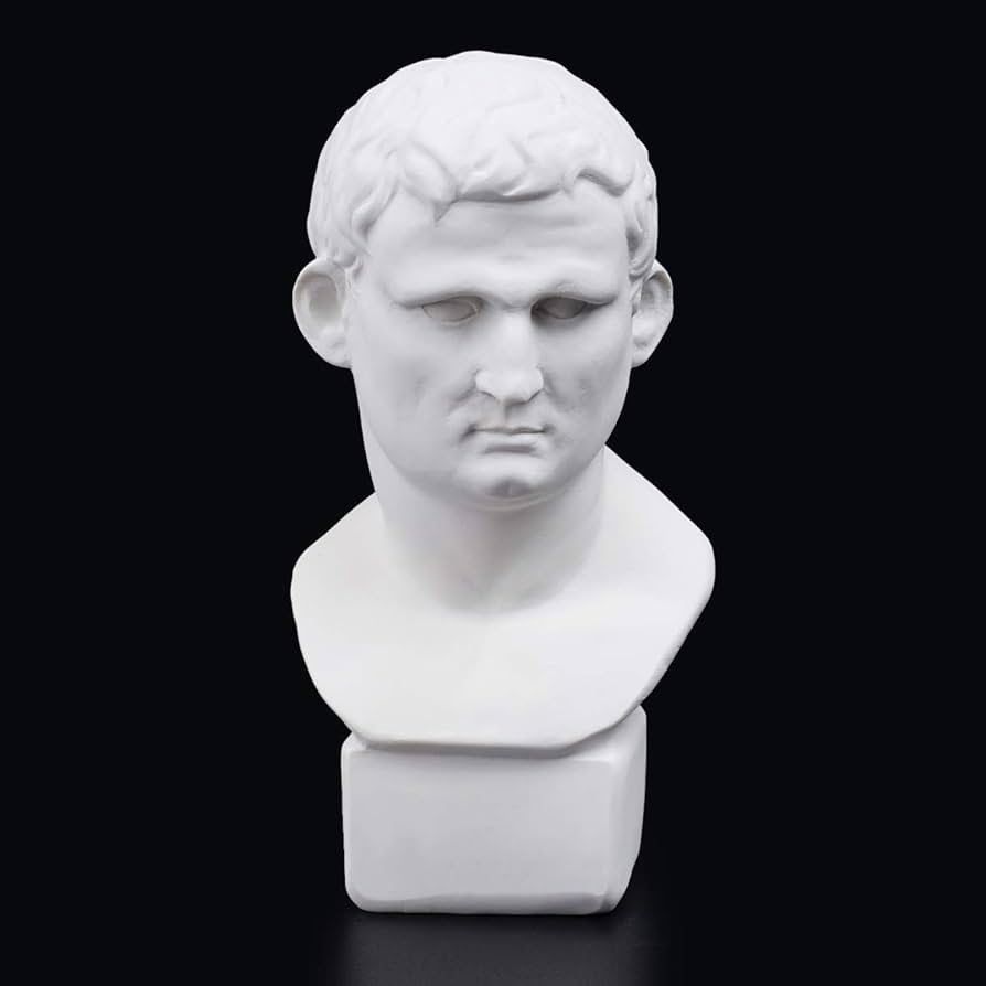 Amazon.co.jp: GOGOS 石膏像 アグリッパ Agrippa 人物像 胸像 7.2*6.5
