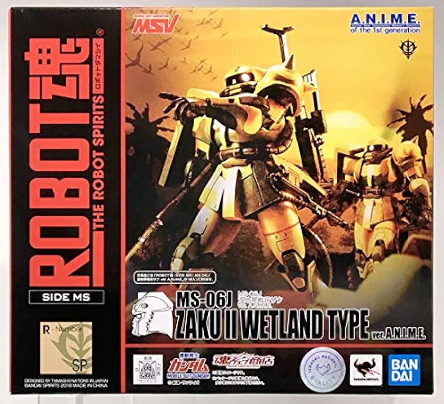 Amazon.co.jp: ROBOT魂 〈SIDE MS〉 MS-06J 湿地帯戦用ザク ver