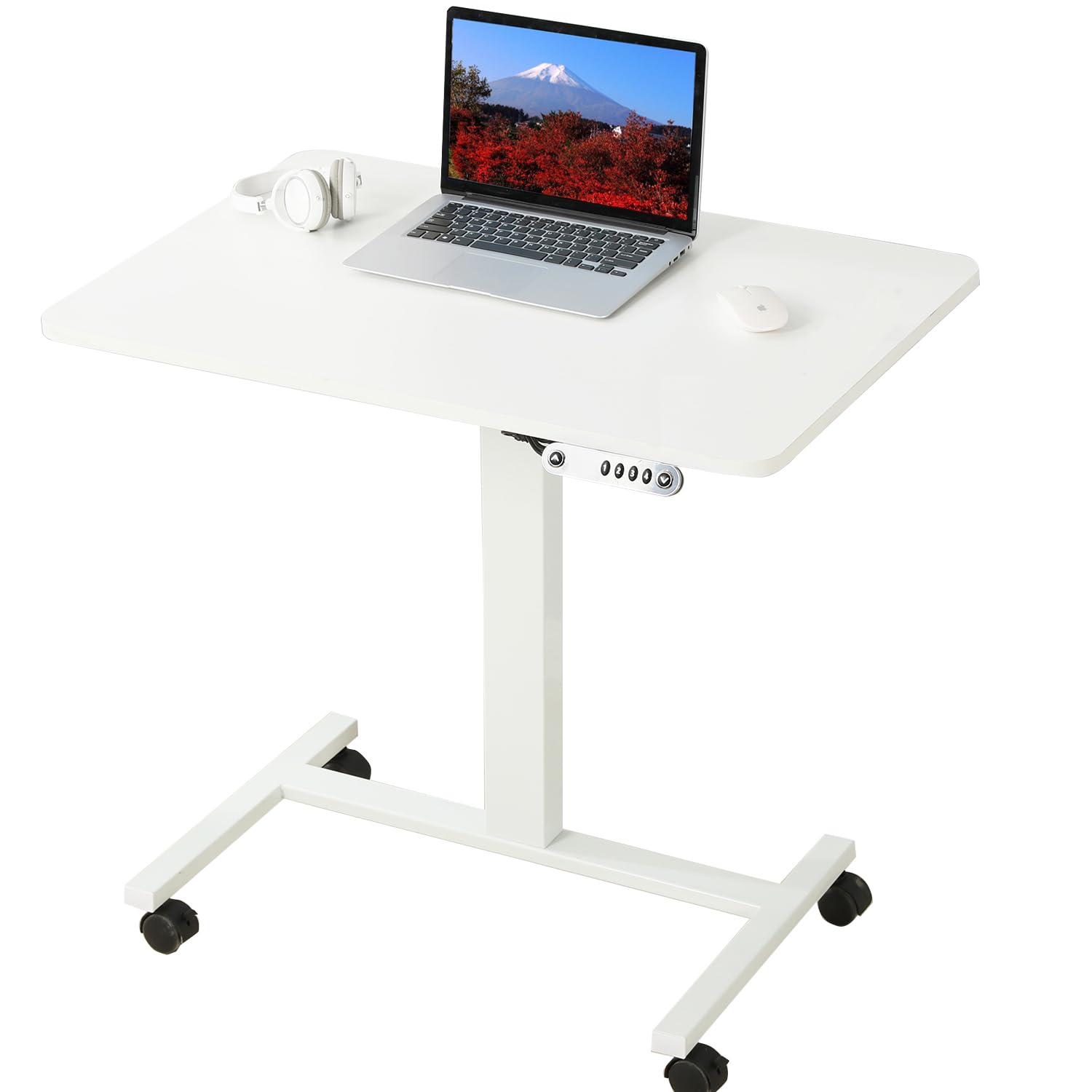 Amazon | BilBil デスク 電動式 サイドテーブル パソコンラック ベッド